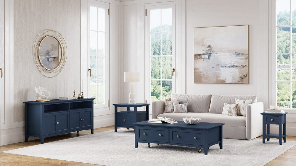 Modus Furniture - Grace Ent Console 64W - Blbry - PNKX26 view 5