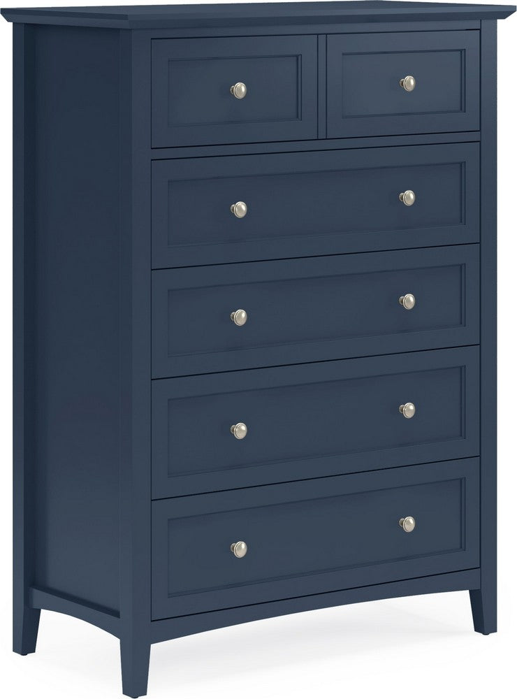Modus Furniture - Grace Five Drawer Chest in Blueberry (2024) - PNKX84A view 1