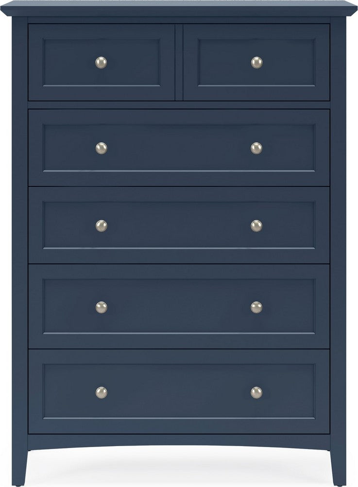 Modus Furniture - Grace Five Drawer Chest in Blueberry (2024) - PNKX84A view 2