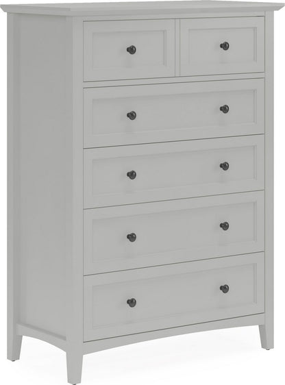 Modus Furniture - Grace Five Drawer Chest in Elephant Gray (2024) - PNKG84A view 1