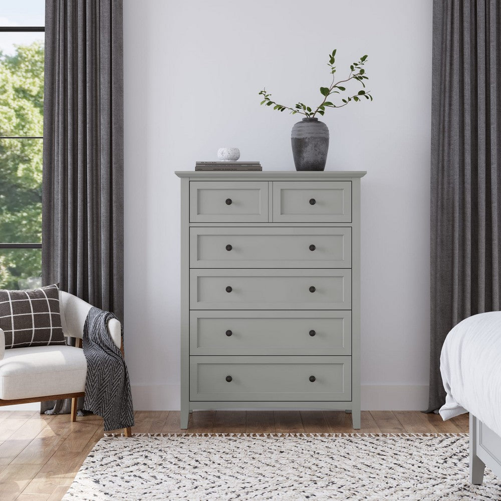 Modus Furniture - Grace Five Drawer Chest in Elephant Gray (2024) - PNKG84A view 5