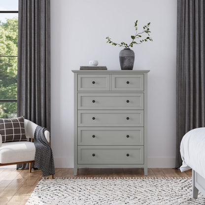 Modus Furniture - Grace Five Drawer Chest in Elephant Gray (2024) - PNKG84A view 5