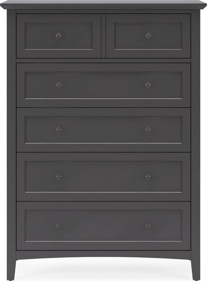 Modus Furniture - Grace Five Drawer Chest in Raven Black (2024) - PNRB84A view 2