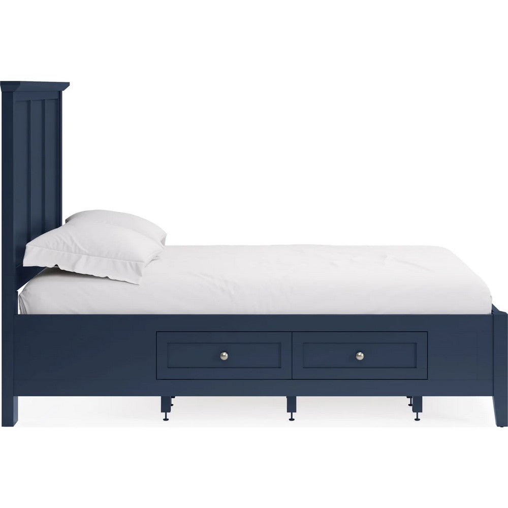 Modus Furniture - Grace Four Drawer California King-size Platform Storage Bed in Blueberry - PNKXD6 view 3