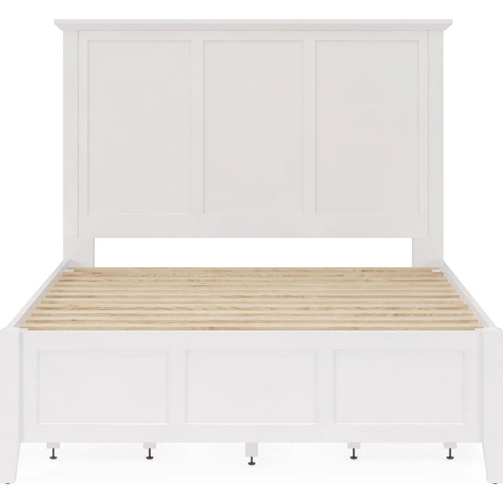 Modus Furniture - Grace Four Drawer California King-size Platform Storage Bed in Snowfall White - PNRAD6 view 5