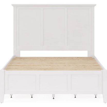 Modus Furniture - Grace Four Drawer California King-size Platform Storage Bed in Snowfall White - PNRAD6 view 5