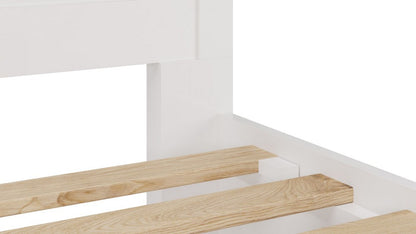 Modus Furniture - Grace Four Drawer California King-size Platform Storage Bed in Snowfall White - PNRAD6 view 8