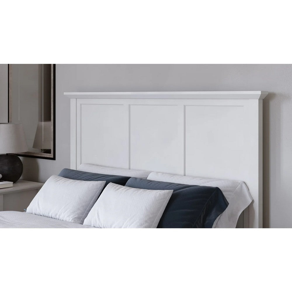 Modus Furniture - Grace Four Drawer California King-size Platform Storage Bed in Snowfall White - PNRAD6 view 9