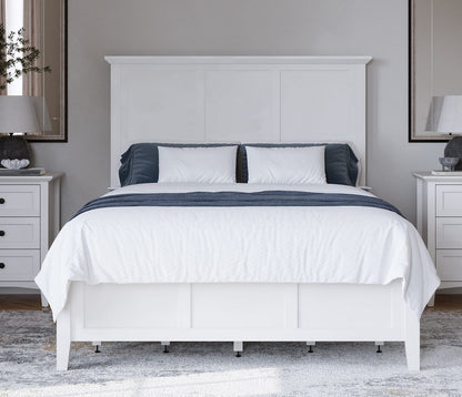Modus Furniture - Grace Four Drawer California King-size Platform Storage Bed in Snowfall White - PNRAD6 view 11