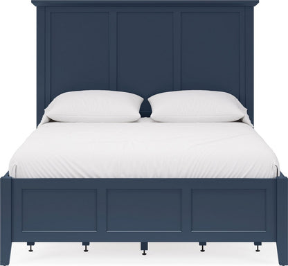 Modus Furniture - Grace Four Drawer Full-size Platform Storage Bed in Blueberry - PNKXD4 view 2