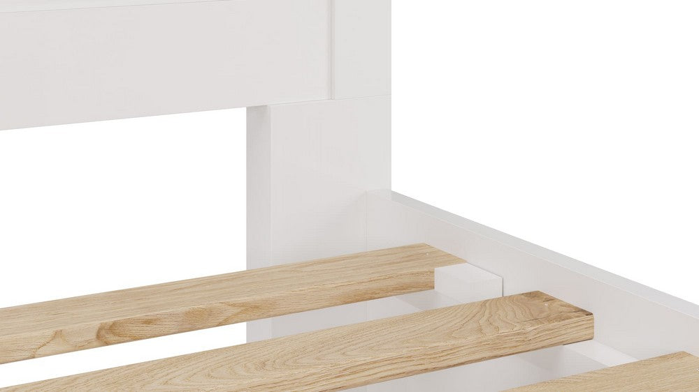 Modus Furniture - Grace Four Drawer Full-size Platform Storage Bed in Snowfall White - PNRAD4 view 7