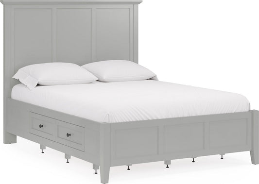 Modus Furniture - Grace Four Drawer King-size Platform Storage Bed in  Elephant Grey - PNKGD7 view 1