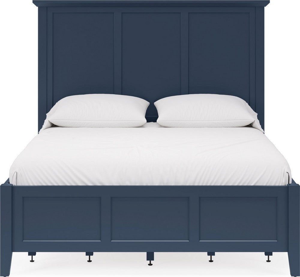 Modus Furniture - Grace Four Drawer Platform Storage Bed in Blueberry - PNKXD3 view 2