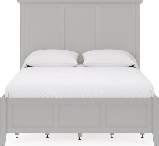 Modus Furniture - Grace Four Drawer Platform Storage Bed in Elephant Gray - PNKGD3 view 2