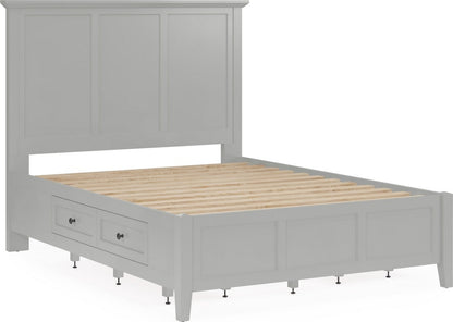 Modus Furniture - Grace Four Drawer Platform Storage Bed in Elephant Gray - PNKGD3 view 4
