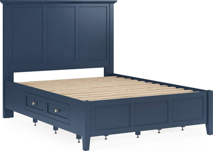 Modus Furniture - Grace Four Drawer Queen-size Platform Storage Bed in Blueberry - PNKXD5 view 4