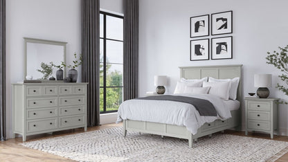 Modus Furniture - Grace Four Drawer Queen-size Platform Storage Bed in Elephant Grey - PNKGD5 view 10
