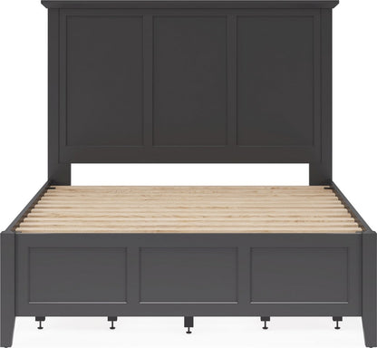 Modus Furniture - Grace Full-size Four Drawer Platform Storage Bed in Raven Black - PNRBD4 view 5