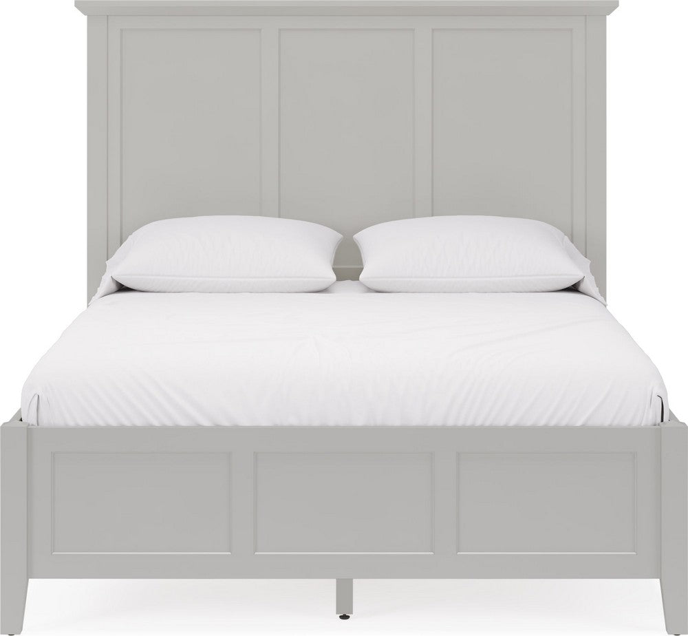 Modus Furniture - Grace Full-size Three Panel Bed in Elephant Grey - PNKGL4 view 2