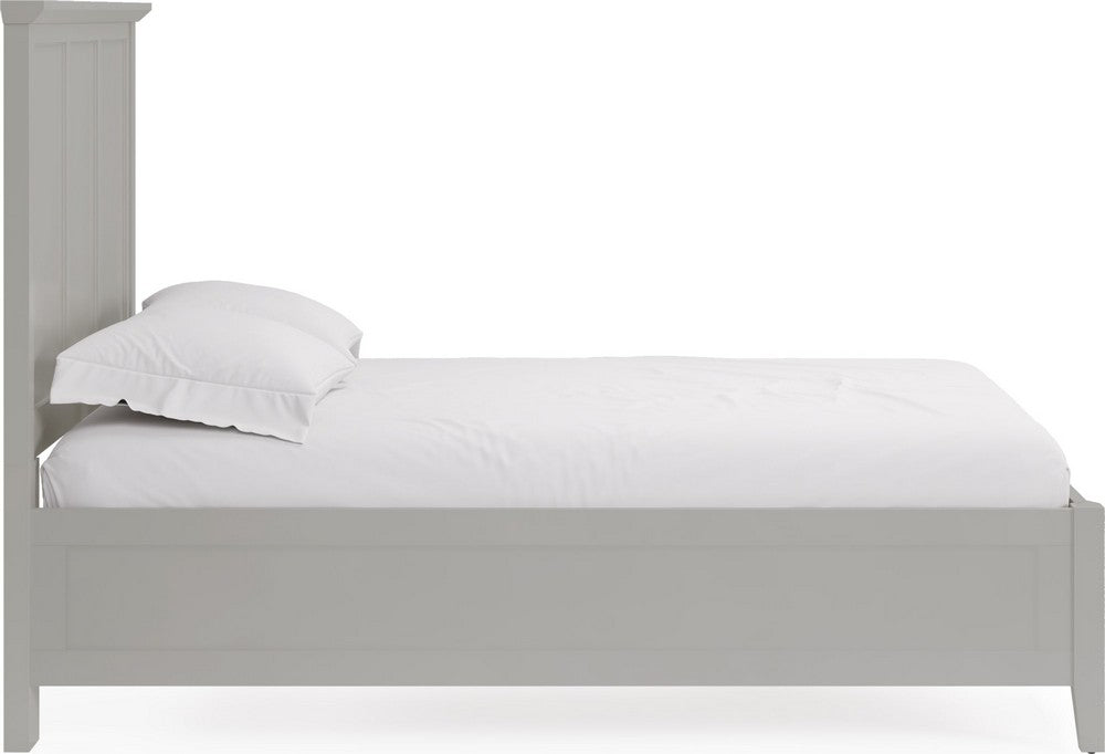 Modus Furniture - Grace Full-size Three Panel Bed in Elephant Grey - PNKGL4 view 3