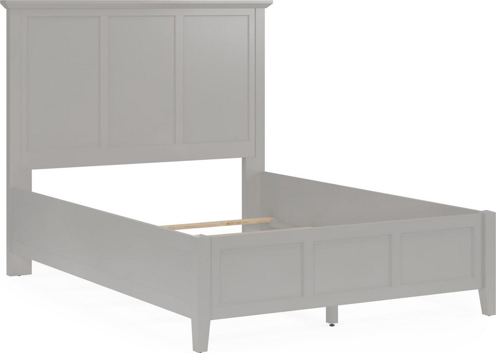 Modus Furniture - Grace Full-size Three Panel Bed in Elephant Grey - PNKGL4 view 4