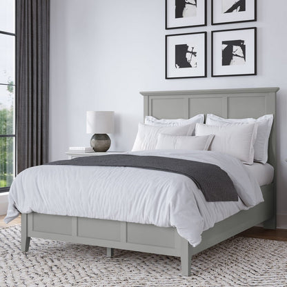 Modus Furniture - Grace Full-size Three Panel Bed in Elephant Grey - PNKGL4 view 8