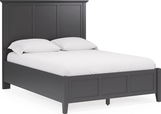 Modus Furniture - Grace Full-size Three Panel Bed in Raven Black - PNRBL4 view 1