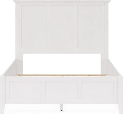 Modus Furniture - Grace Full-size Three Panel Bed in Snowfall White - PNRAL4 view 5