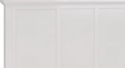 Modus Furniture - Grace Full-size Three Panel Bed in Snowfall White - PNRAL4 view 9