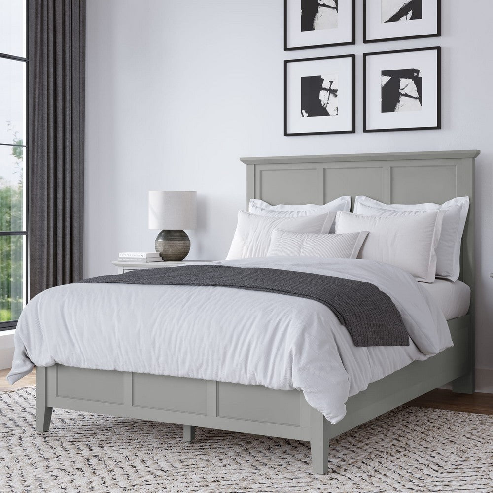Modus Furniture - Grace King-size Three Panel Bed in Elephant Grey - PNKGL7 view 8
