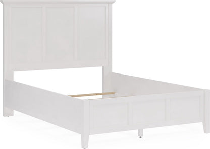 Modus Furniture - Grace King-size Three Panel Bed in Snowfall White - PNRAL7 view 4