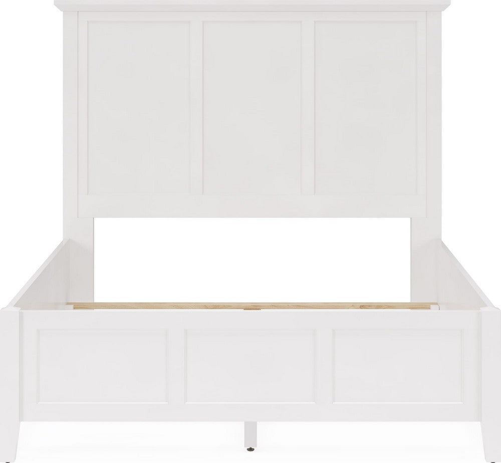Modus Furniture - Grace King-size Three Panel Bed in Snowfall White - PNRAL7 view 5