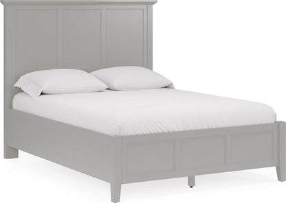 Modus Furniture - Grace Queen-size Three Panel Bed in Elephant Grey - PNKGL5 view 1