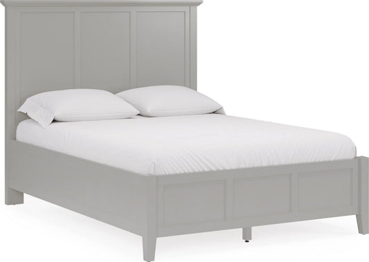 Modus Furniture - Grace Queen-size Three Panel Bed in Elephant Grey - PNKGL5 view 1