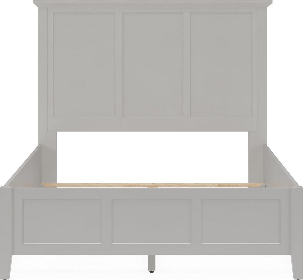 Modus Furniture - Grace Queen-size Three Panel Bed in Elephant Grey - PNKGL5 view 5