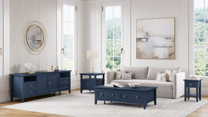 Modus Furniture - Grace Rectangle Coffee Tbl - Blbry - PNKX21 view 5