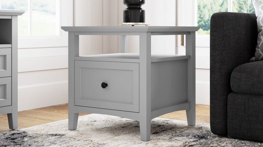 Modus Furniture - Grace Square End Tbl - El Gry - PNKG22 view 4