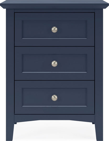 Modus Furniture - Grace Three Drawer Nightstand in Blueberry - PNKX81 view 2