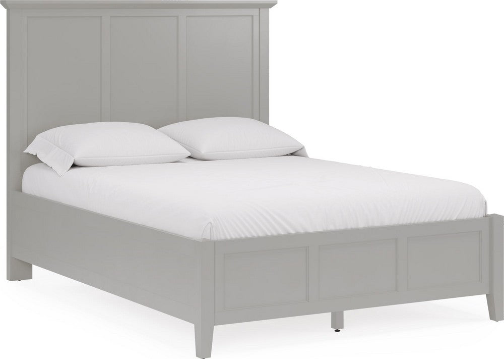 Modus Furniture - Grace Three Panel Bed in Elephant Grey - PNKGL3 view 1