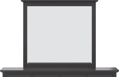 Modus Furniture - Grace Wall or Dresser Mirror in Raven Black - PNRB83 view 5