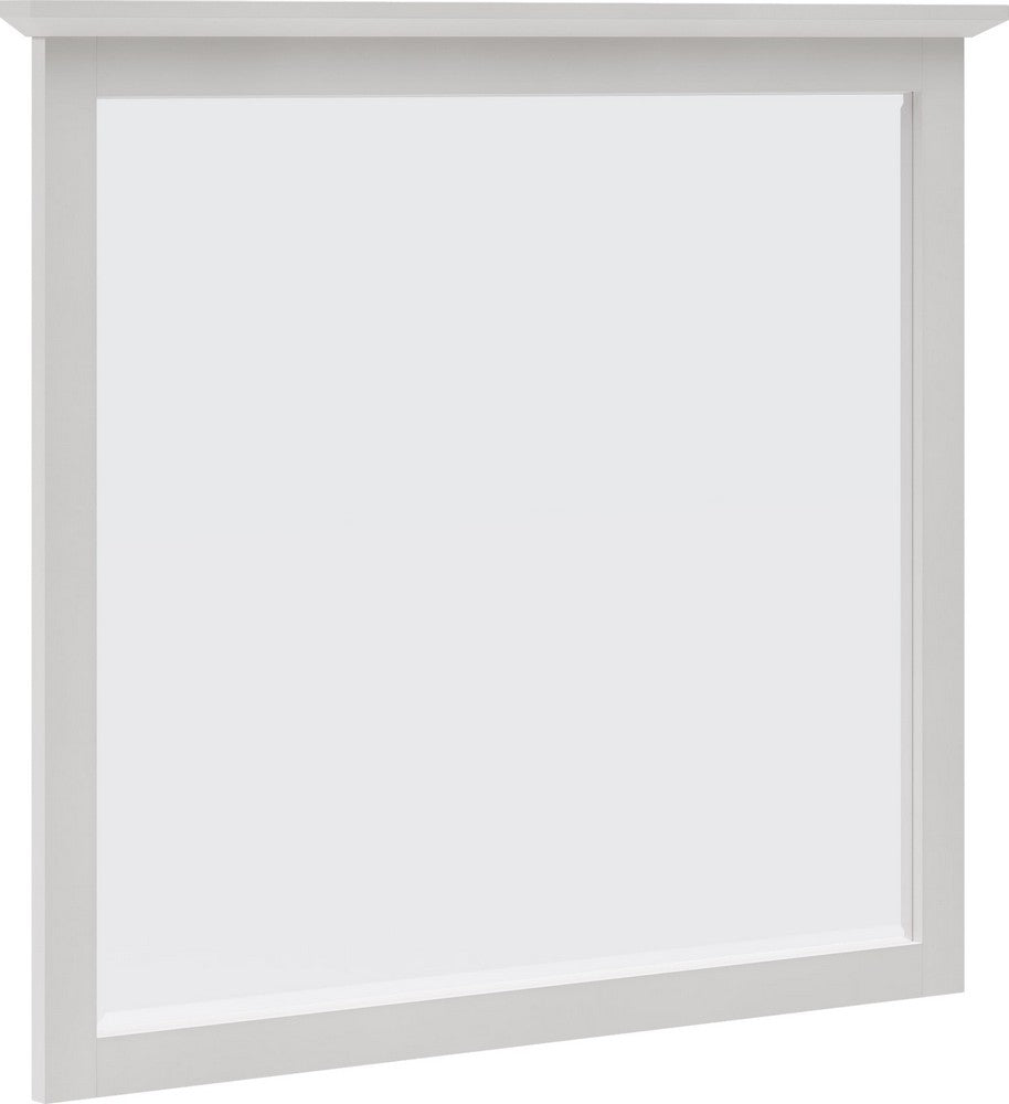 Modus Furniture - Grace Wall or Dresser Mirror in Snowfall White - PNRA83 view 1