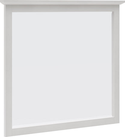 Modus Furniture - Grace Wall or Dresser Mirror in Snowfall White - PNRA83 view 1
