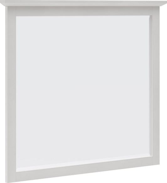 Modus Furniture - Grace Wall or Dresser Mirror in Snowfall White - PNRA83 view 1