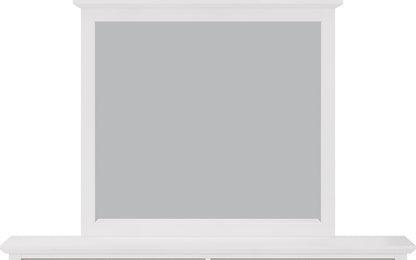 Modus Furniture - Grace Wall or Dresser Mirror in Snowfall White - PNRA83 view 2