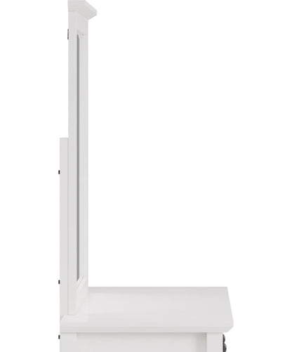 Modus Furniture - Grace Wall or Dresser Mirror in Snowfall White - PNRA83 view 4