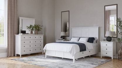 Modus Furniture - Grace Wall or Dresser Mirror in Snowfall White - PNRA83 view 7