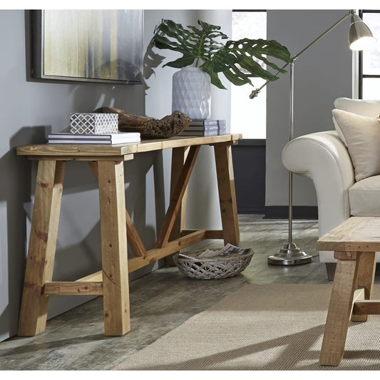Modus Furniture - Harby Reclaimed Wood Console Table in Rustic Tawny - 8W6823 view 1