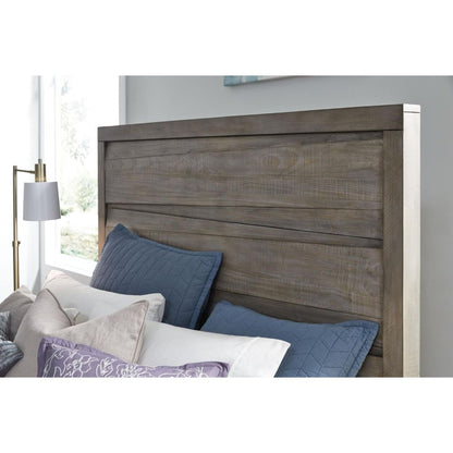 Modus Furniture - Hearst Solid Wood California King-Size Bed in Sahara Tan - 6VF3A6 veiw 3