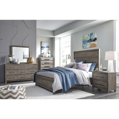 Modus Furniture - Hearst Solid Wood Queen-Size Bed in Sahara Tan - 6VF3A5 veiw 3