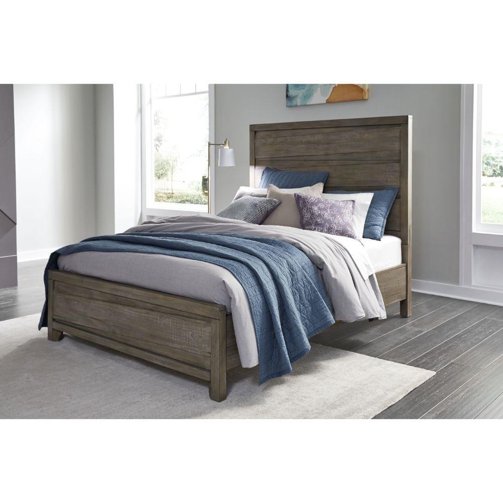 Modus Furniture - Hearst Solid Wood Queen-Size Bed in Sahara Tan - 6VF3A5 veiw 5
